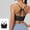 Black, variant on Floleo Women's Multi-Strap Back Sports Bra, Fixed Padded Cups, Scoop Neck Yoga Workout & Everyday Comfort Bralette (Black,2XL)