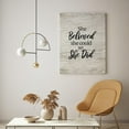 thumbnail image 5 of She Believed She Could So She Did Canvas Wall Art 12x16in Inspirational Sayings Canvas Pictures Artwork Posters Ready to Hang Modern Wall Paintings for Bedroom Living Room Kitchen New Home Decor, 5 of 7