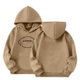 thumbnail image 6 of CPNG Girls Hooded Sweatshirt Football Print Long Sleeve Hoodie Pullover Top Trendy Comfy Daily Casual Loose Sweatshirts, 6 of 6
