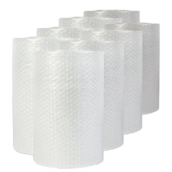 Universal 4087869 24 in. x 50 ft. 0.19 in. Thick Bubble Packaging Perforated Every 24 in. - Clear (8/Carton)
