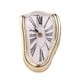 thumbnail image 1 of Reloj de pared trenzado creativo, decoración de mesa, números romanos, reloj de pared Retro, reloj de dormitorio dorado BRI  Rojo Verde, 1 of 4
