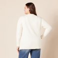 thumbnail image 2 of walmart Essentials Chandail à Col Rond à Manches Longues pour Femmes, Coupe Classique, Toucher Doux, 2 of 4