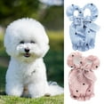 thumbnail image 2 of Dog Dress Outfit Puppy Skirt Tutu with Bowknot Pet Clothes Girl for Wedding Birthday Party Cat Apparel, 2 of 8