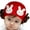 Red Rabbit, variant on Opolski Cute Rabbit Animal Baby Girls Boys Woolen Yarn Knit Wig Hat Skull Cap Beanie