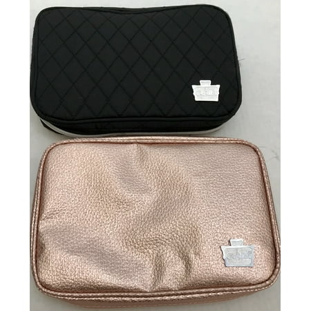 Caboodles Black Cosmetic Portfolio Bag