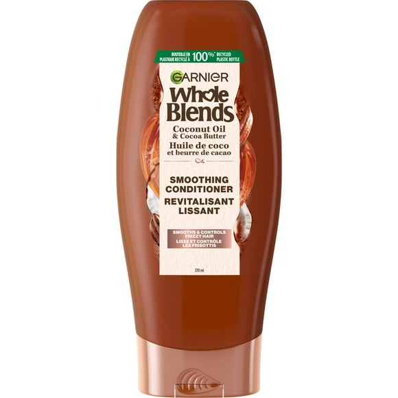 Acondicionador Garnier Whole Blends, aceite de coco y cacao, 370 ml