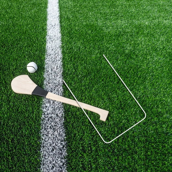 MIPCASE 5-Pack Iron Croquet Wickets Hoops for Lawn Games, Outdoor Family Fun, and Professional Play