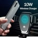 thumbnail image 2 of Cargador inalámbrico para coche de 10 W con carga rápida, soporte para teléfono con abrazadera para rejilla de ventilación Negro, 2 of 9