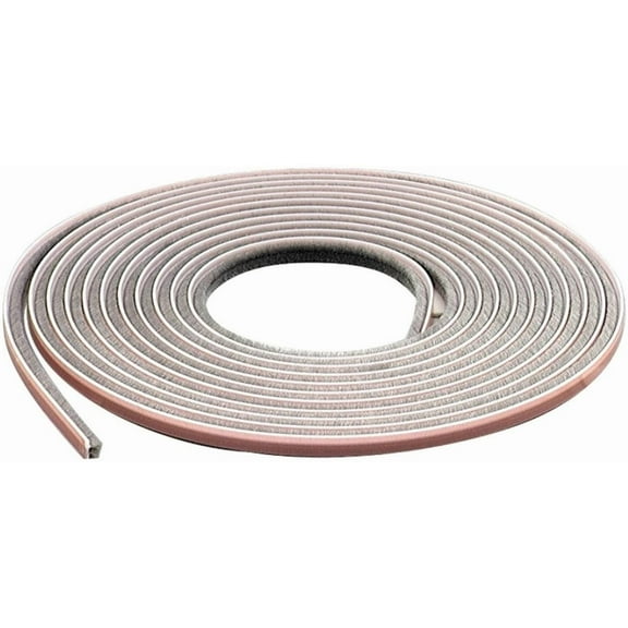 M-D Building Products 04267 M-D Epdm Adhesive Weather-Strip, 1/4 in W X 17 Ft L X 7/32 in H, Gray