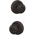 thumbnail image 2 of Schlage Fc21-Geo-Ind Custom Georgian Passage Or Privacy Door Knob Set - Black, 2 of 7
