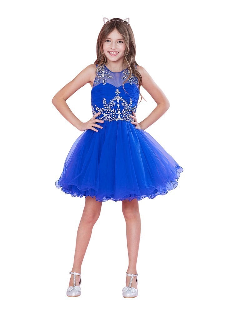 royal blue junior bridesmaid dresses