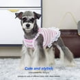thumbnail image 4 of Puppy Summer Apparel Clothes , with Ruffles Breathable Cotton Soft Cute Stylish for Pets Dogs XL, 4 of 7
