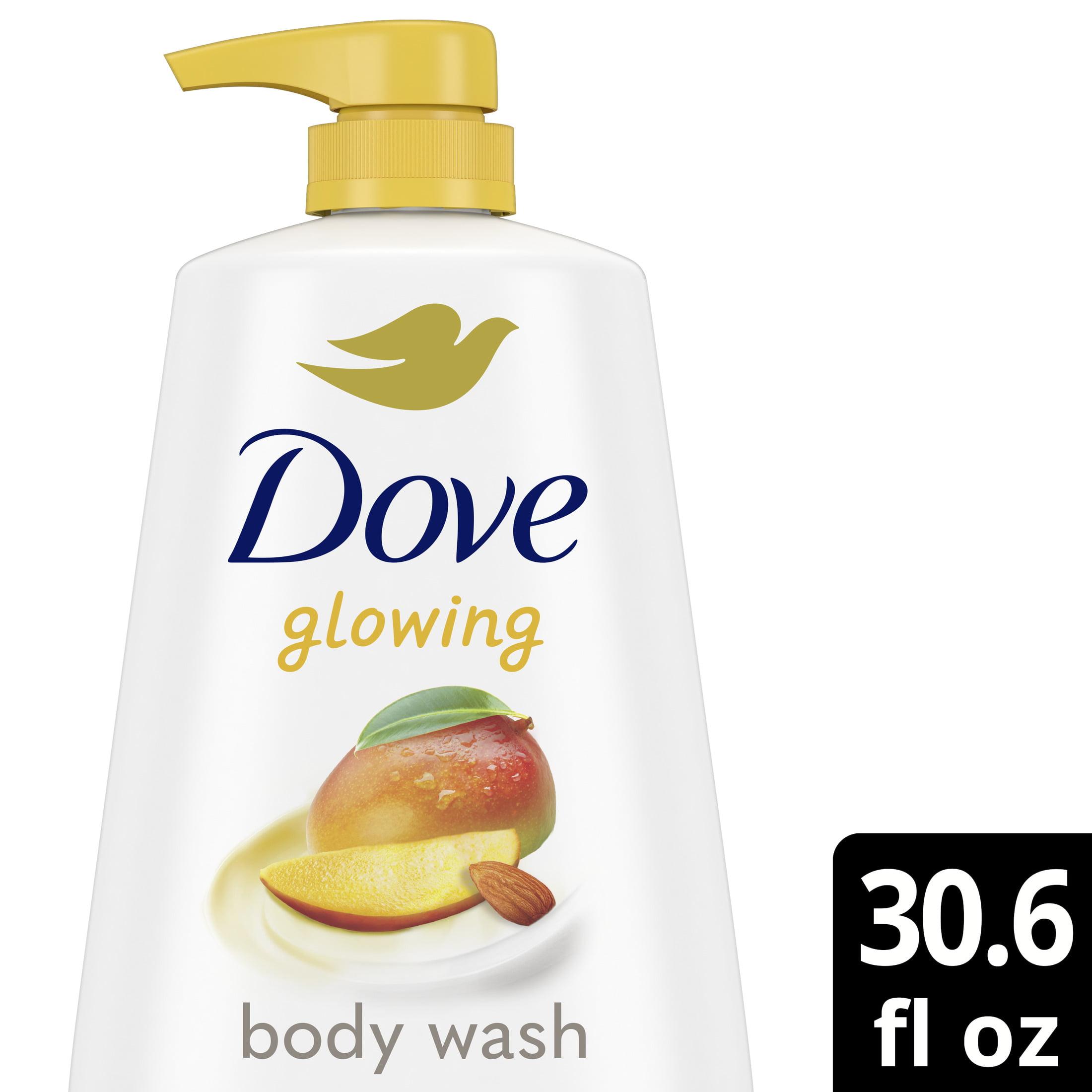 Dove Glowing Long Lasting Gentle Women's Body Wash All Skin Type, Mango & Almond Butter, 30.6 fl oz - image 3 of 16