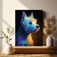 thumbnail image 6 of Abstract West Highland White Terrier Canvas Print, Pet Lover Decor for Living Room Bedroom Office, 6 of 8