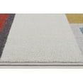 thumbnail image 5 of Ladole Rugs Ayala Bohemian Geometric Squares and Rounds Contemporary Multicolor Indoor Area Rug Carpet, 4x5 (3'11" x 5'3", 120cm x 160cm), 5 of 6