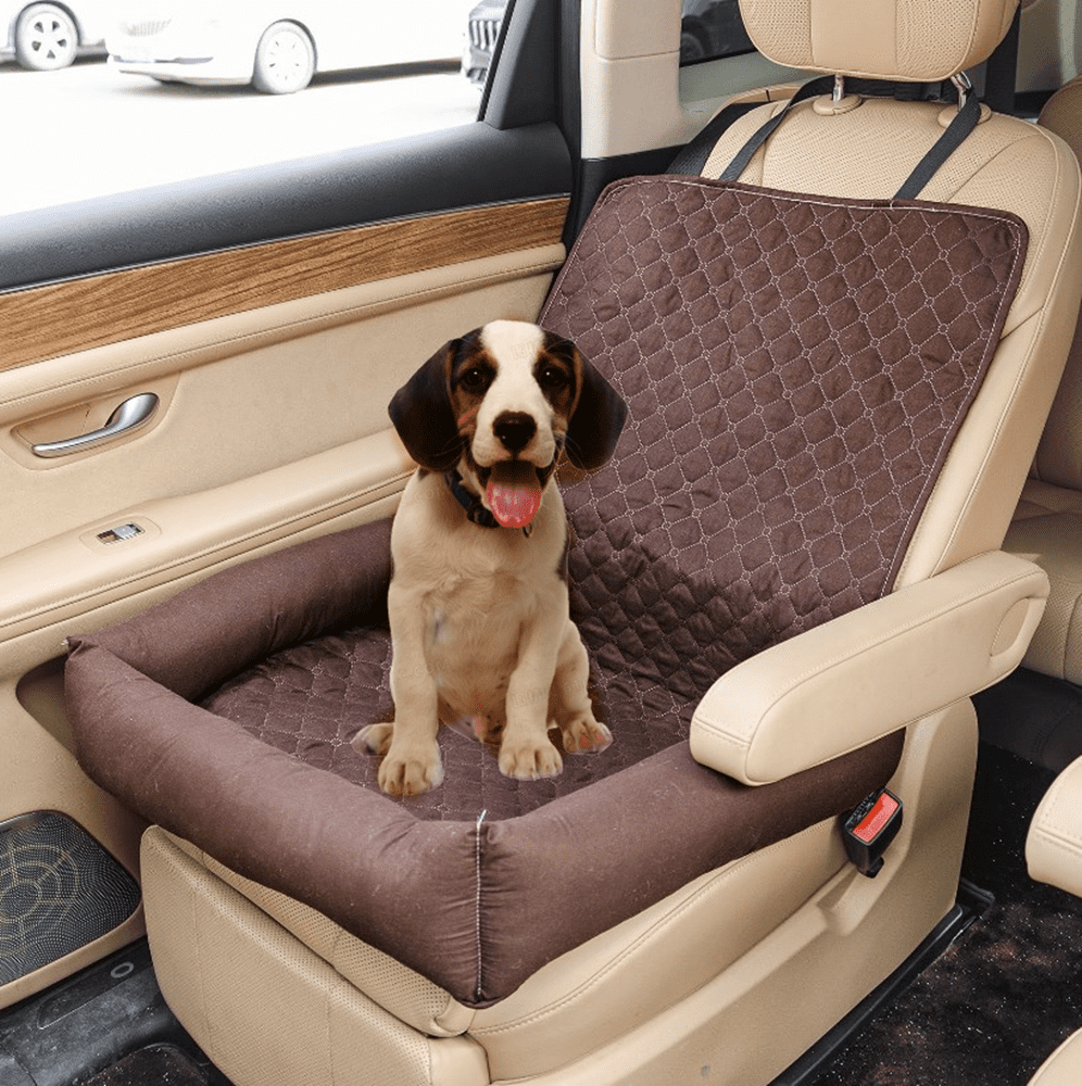 Yogsey Detachable Washable Travel Safety Pet Seat Booster Seat for Small, Medium Dogs