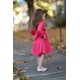 thumbnail image 4 of Vestido Suéter de Manga Larga Minnie Mouse para Niñas en Rosa Rojo, 4 of 7