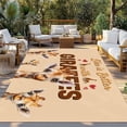 thumbnail image 2 of Giraffe Outdoor Rug for Patio/Deck/Porch, Non-Slip Large Area Rug 5 x 8 Ft, Red Love Heart Farmhouse Animals Indoor Outdoor Rugs Washable Area Rugs, Reversible Camping Rug Carpet Runner, 2 of 8