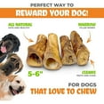 thumbnail image 4 of K9warehouse - Premium Beef Marrow Bones for Aggressive Chewers (5-6") 6-Count - Long-Lasting Dog Chews - Nutrient-Rich Marrow - Dental Treats - Perfect for All Breeds & Sizes, 4 of 8