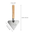 thumbnail image 4 of IFANLANDOR 2Pack Grout Tools for Tile Stainless Steel Plasterer's Trowel Silver, 4 of 8