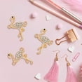 thumbnail image 5 of 50Pcs Flamingo Connector Charms Rhinestone Animal Connector Charms Golden Animal Pendants Hawaii Style Jewelry Accessories DIY, 5 of 7