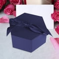 thumbnail image 6 of BLESIYA Valentine's Day Gift Box with Lids Flowers Valentines Day Gift Packaging Box Blue 24cmx21cmx11cm, 6 of 8