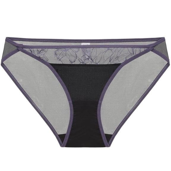 Bxsruta Women's Low-Rise Sheer Mesh Lace Panties with Hip-Lifting Fit, French Thin Design for Everyday Casual Wear