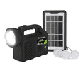 thumbnail image 1 of Cargador Portátil  Bloosom Luz Solar Banco De Energía De Emergencia Negro, 1 of 4