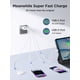 thumbnail image 2 of Bloque de cargador USB C Aiminu de 40 W, 4 puertos con cable USB-C de 6 pies, paquete de 2, 2 of 8