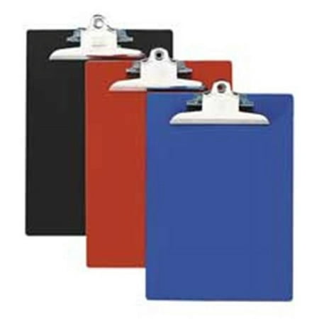 Plastic Clipboard- Recycled- 1in. Cap- 9in.x12-.50in.- Black