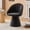 Gray, variant on Swivel Accent Armchair with Chenille Fabric, Comfy Vanity Chair with Curved Backrest, Upholstered Dining Chair for Living Room, 360° Swivel, Beige