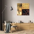 thumbnail image 3 of Liz Jardine 28x28 Gallery Wrapped Canvas Wall Art Titled - Autumn Waltz I, 3 of 4