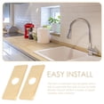 thumbnail image 3 of Shisuyan Assiette de Terrasse en Acier Inoxydable Dorée 2 Pcs 6.3X2.5In, 3 of 8
