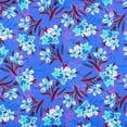 thumbnail image 2 of Zelouf Zs1911Pp Print Scuba  , Sewing, DIY, Crafts Fabric by the Yard, 637 Violet/seafoam, 1 Yard, 2 of 2