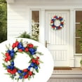 thumbnail image 1 of Independence Day Artificial Wreath Patriotic Day Decorations For National Celebration, 1 of 7