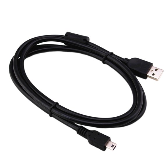 Mini USB Charging Cable, Sync & Power Cord for MP3,MP4 Players, Digital Cameras, GPS Devices (3ft)