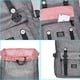 thumbnail image 4 of KAUKKO Mochila Escolar de Viaje para Universidad flexible con portátil de 15",22L(Lino/Gris) KAUKKO  EP5-2-grey, 4 of 5