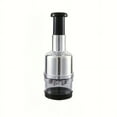 thumbnail image 1 of MesaSe Manual Garlic Crusher and Food Chopper  Portable  Mini  Non-Electric  Stainless Steel  Handheld  Vegetable and Onion Chopper  Garlic Grinder  Garlic Masher  for RV Kitchen  Camping, 1 of 6