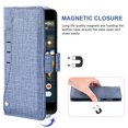 thumbnail image 3 of Compatible avec Google Pixel 2 Étui Portefeuille en Cuir à Rabat Porte-Cartes Support Accessoires pour Cellulaire Porte-Monnaie Fente pour Pièce d'Identité de Crédit Étuis de Téléphone pour Pixel1 Femmes Hommes Bleu, 3 of 5