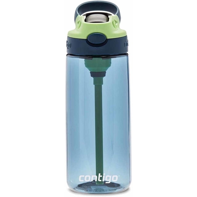Botella Contigo Vaso 20 Oz Autospout Easy Clean Agua Niños Lid 2.5 Mora Azul/Manzana Verde