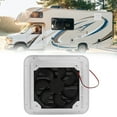 thumbnail image 3 of RV Side Vents 12V White Unidirectional Dustproof Strong Wind Cooling Trailer RV Accessory, 3 of 8