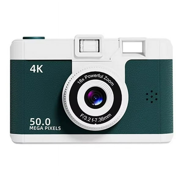 4K Retro Digital Camera with WIFI Wireless Transmission 16x Digital Zoom Video Instant Thermal Camera with Flash&Filt,A