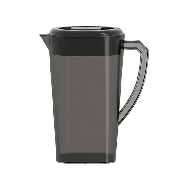 Uxgjfwu 3L Clear Plastic Pitcher with Lid, Beverage Dispenser for Cold Drinks Iced Tea Lemonade Water Juice Milk Refrigerator Refillable Container