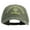 Olive, variant on U.S. Army 4th Infantry Division Embroidered Washed Solid Pigment Dyed Cotton Twill Brass Buckle Cap - Khaki OSFM