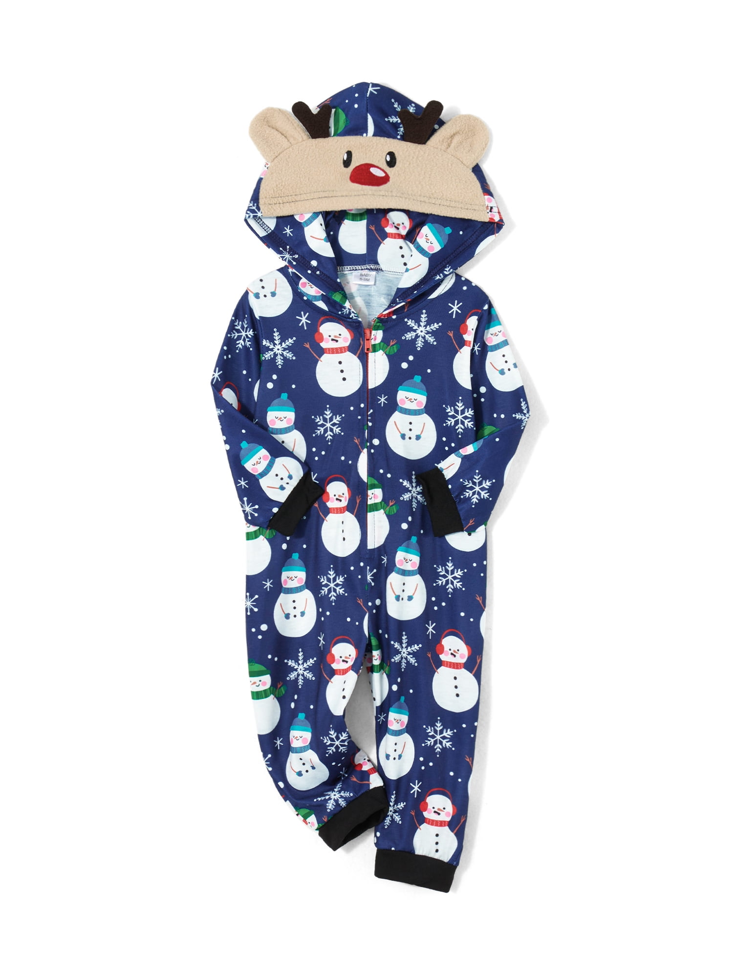 Christmas Pajamas for Family Plus Size Matching Christmas Pjs Family Set Reindeer Print Holiday Sleepwear Outfit