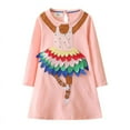 thumbnail image 5 of Robes d'École pour Enfants 2-8 Ans avec Poches Broderie Stylo Manches Longues Automne Style Preppy, 5 of 5