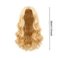 thumbnail image 3 of Pet Wig For Halloween Costume And Photos, Funny Dog Wig With Adjustable Band, Cat And Dog Hairpiece For Halloween Parties And Holidays,Blonde - 35Cm, 3 of 4