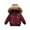 Wine Jackets, variant on Juebong Kids Girls Winter Coat Warm Cropped Puffer Jackets Windproof Padded Coats Thickened Down Jacket with Faux Fur Hood Blue,3-4Years