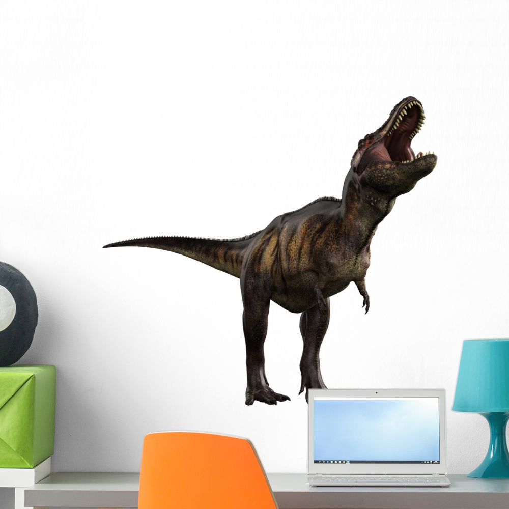 T-rex Crying Wall Mural by Wallmonkeys Peel and Stick Graphic (24 in H