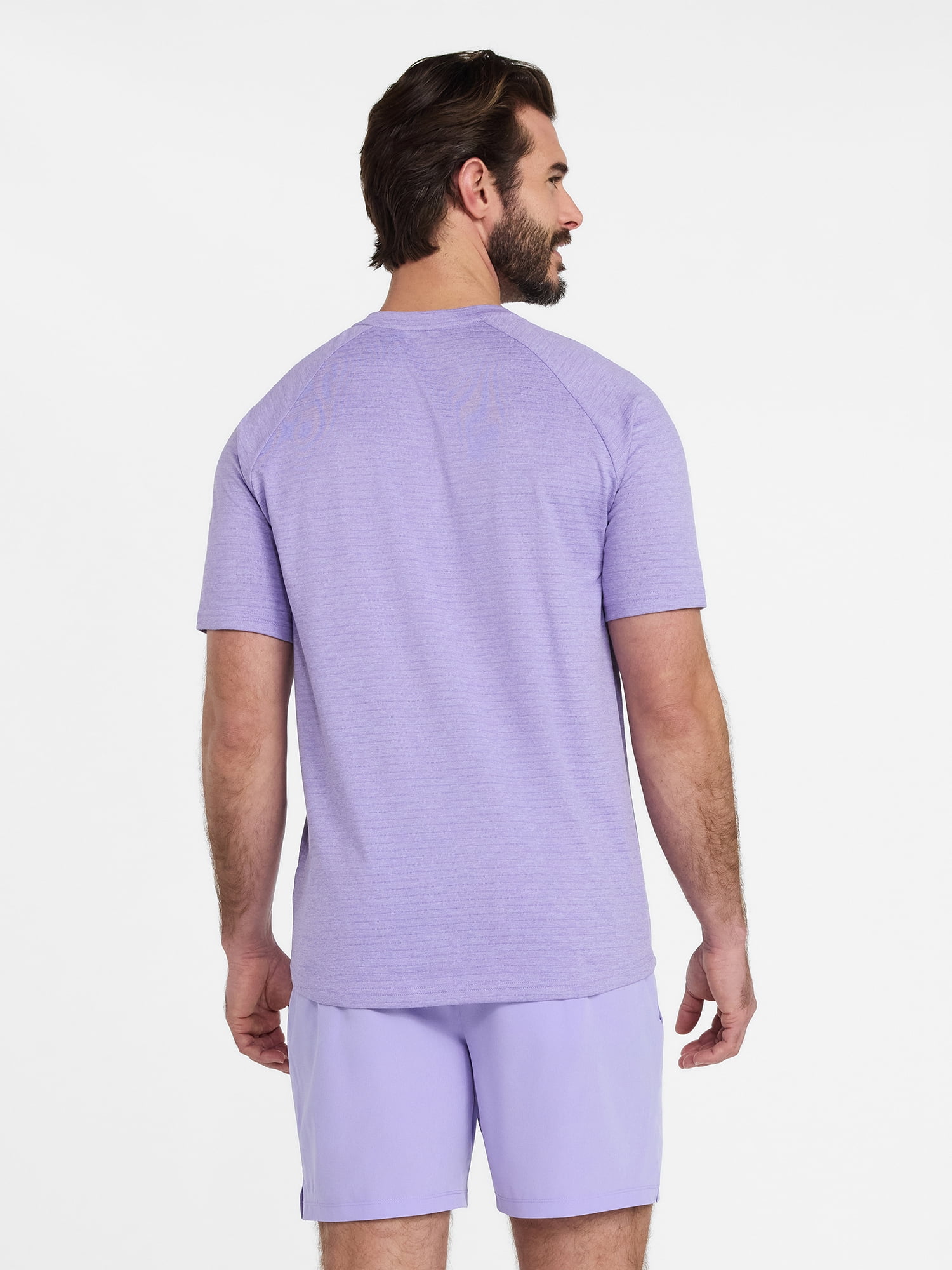 Athletic Works Men's and Big Men's Stripe Jersey Tee with Short Sleeves, Sizes XS-4XLT